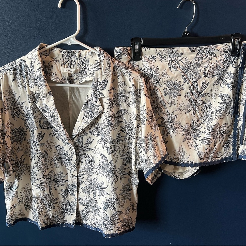 White Lotus Style Two-Piece Resort Set